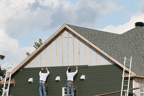 Professional Siding Contractor technician working in Polk, PA